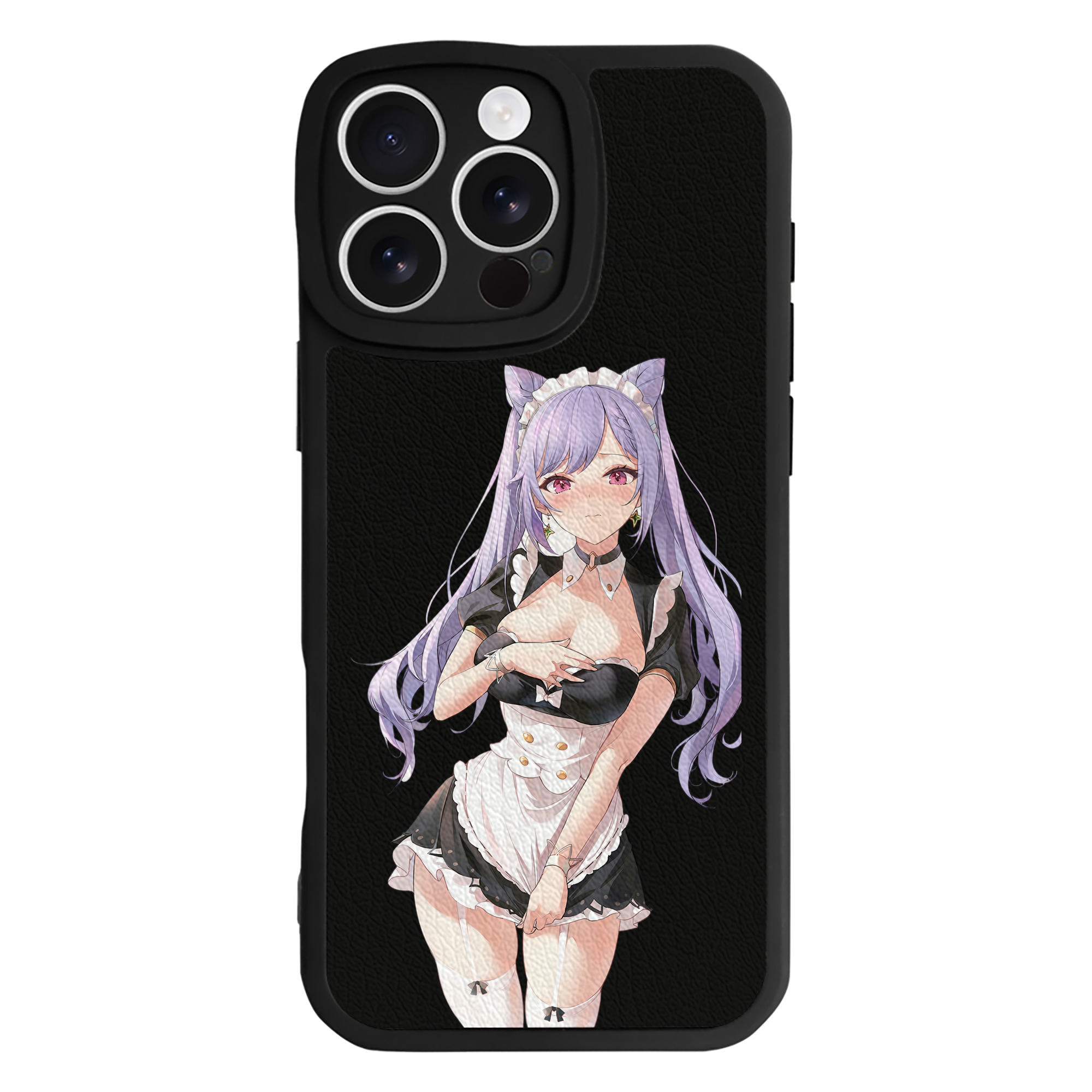 げんし神 刻晴 こくせい genshin Kokusei 【iPhone 16シリーズ対応】シリコンスマホケース（レザー調） 材質：シリコン